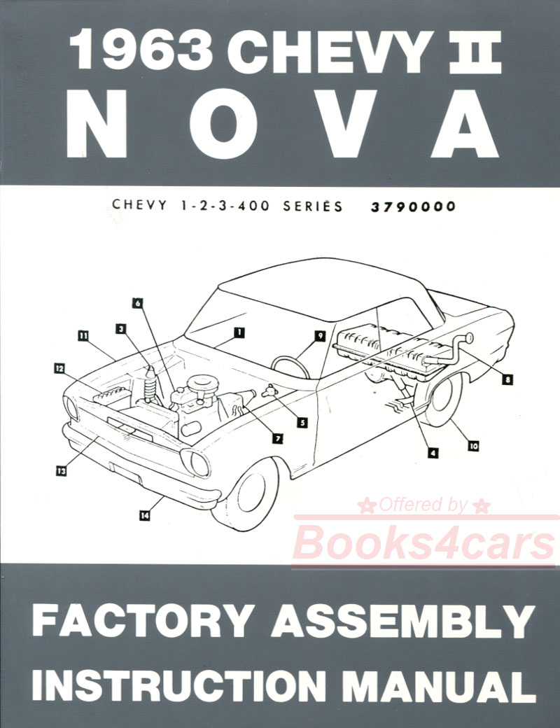 63 Nova & Chery II Assembly Manual by Chevrolet