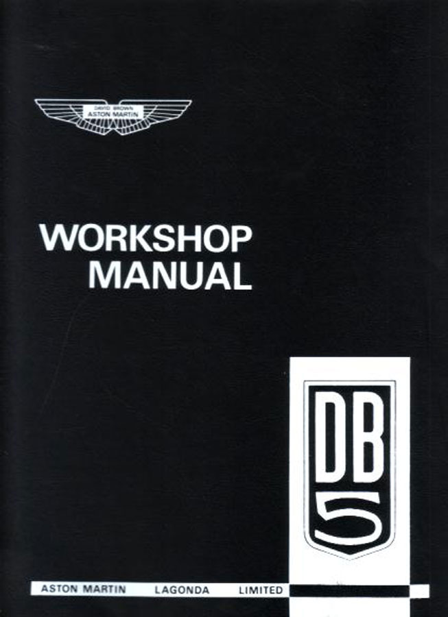 63-65 DB5 Shop Service Repair Manual By Aston Martin for DB 5