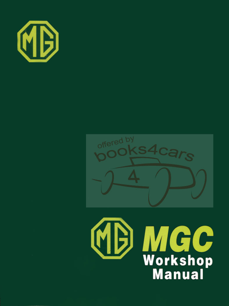 67-69 MGC Workshop Shop Service Repair Manual 336 pgs by MG
