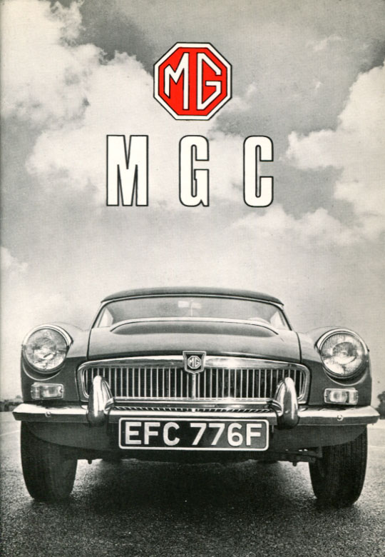 67-69 C Owners manual by MG for MGC