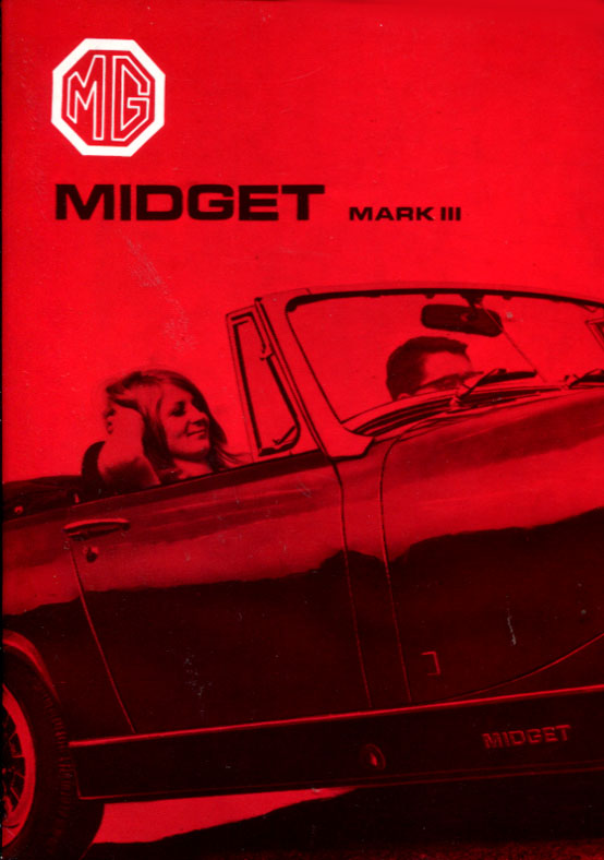 67-72 Mk3 MG Midget Owners handbook manual by MG 64 pages