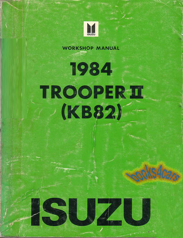Isuzu Trooper Shop/Service Manuals at Books4Cars.com