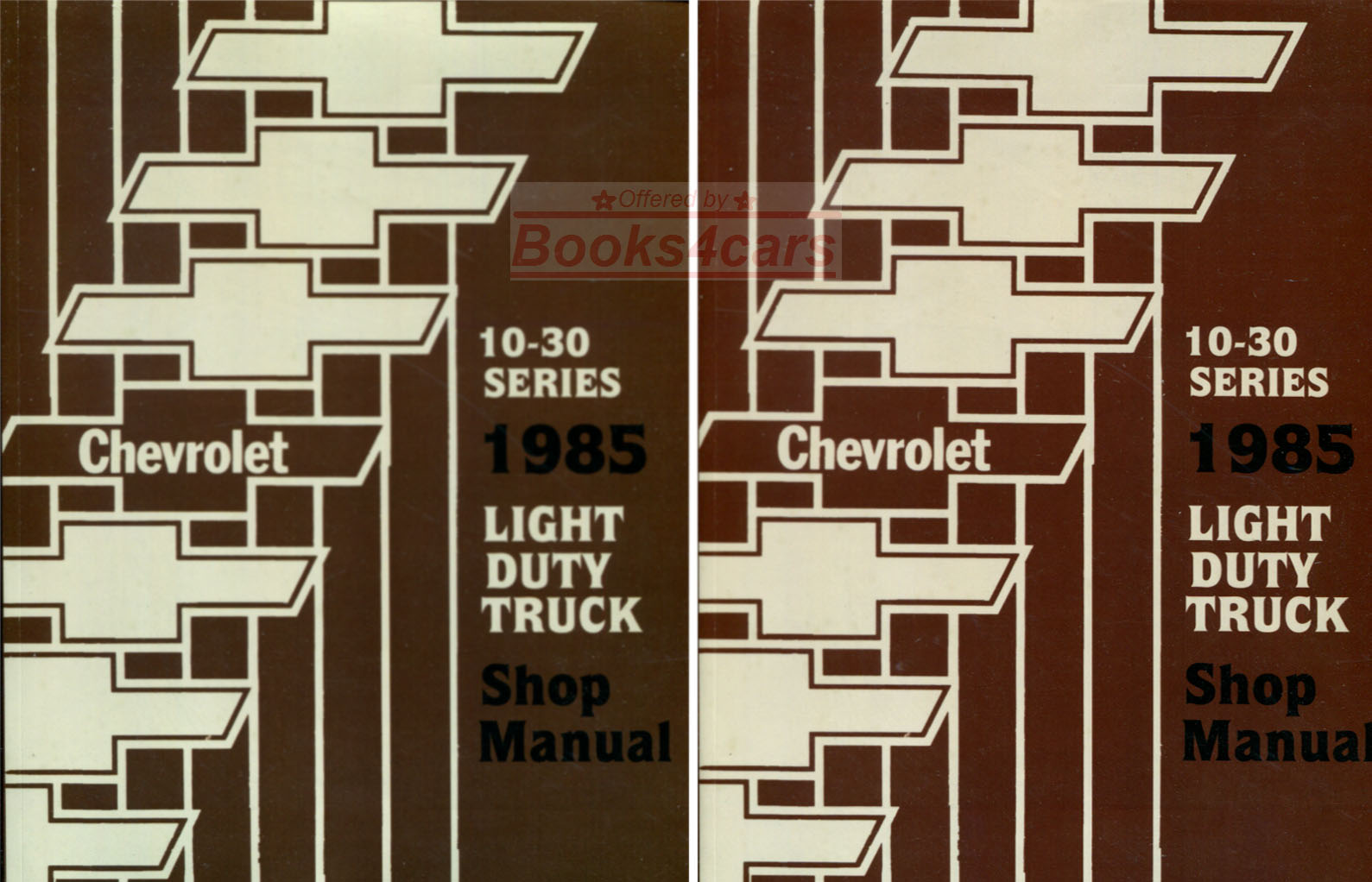 85 C K G P Light Duty C/K Truck Shop Service Repair Manual by Chevrolet & GMC series 10-30 1,200 pages full size pickup truck Blazer Suburban Van P chassis motorhome gas & diesel engines