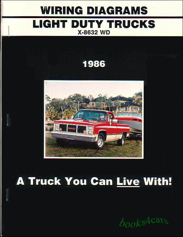 86 light truck electrical wiring diagram manual by Chevrolet & GMC Truck C/K G P C/K Pickup Suburban Blazer
