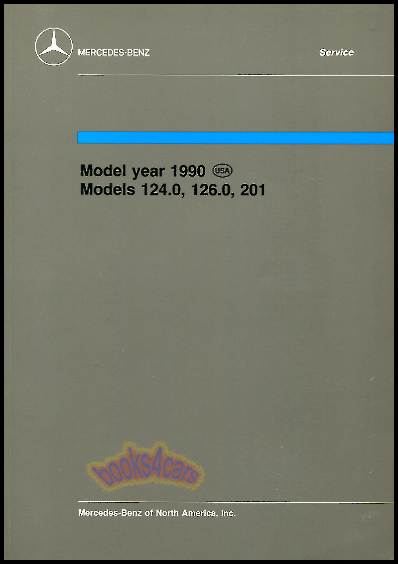 1990 Technical Introduction Manual for models 124.0 126.0 & 201 by Mercedes automatically engaging four wheel drive 4matic
