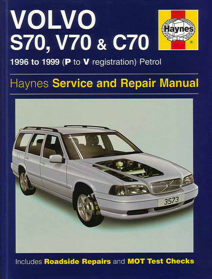 96-99 Volvo S70 V70 C70 Shop Service Repair Manual by Haynes includes T5 & Turbo