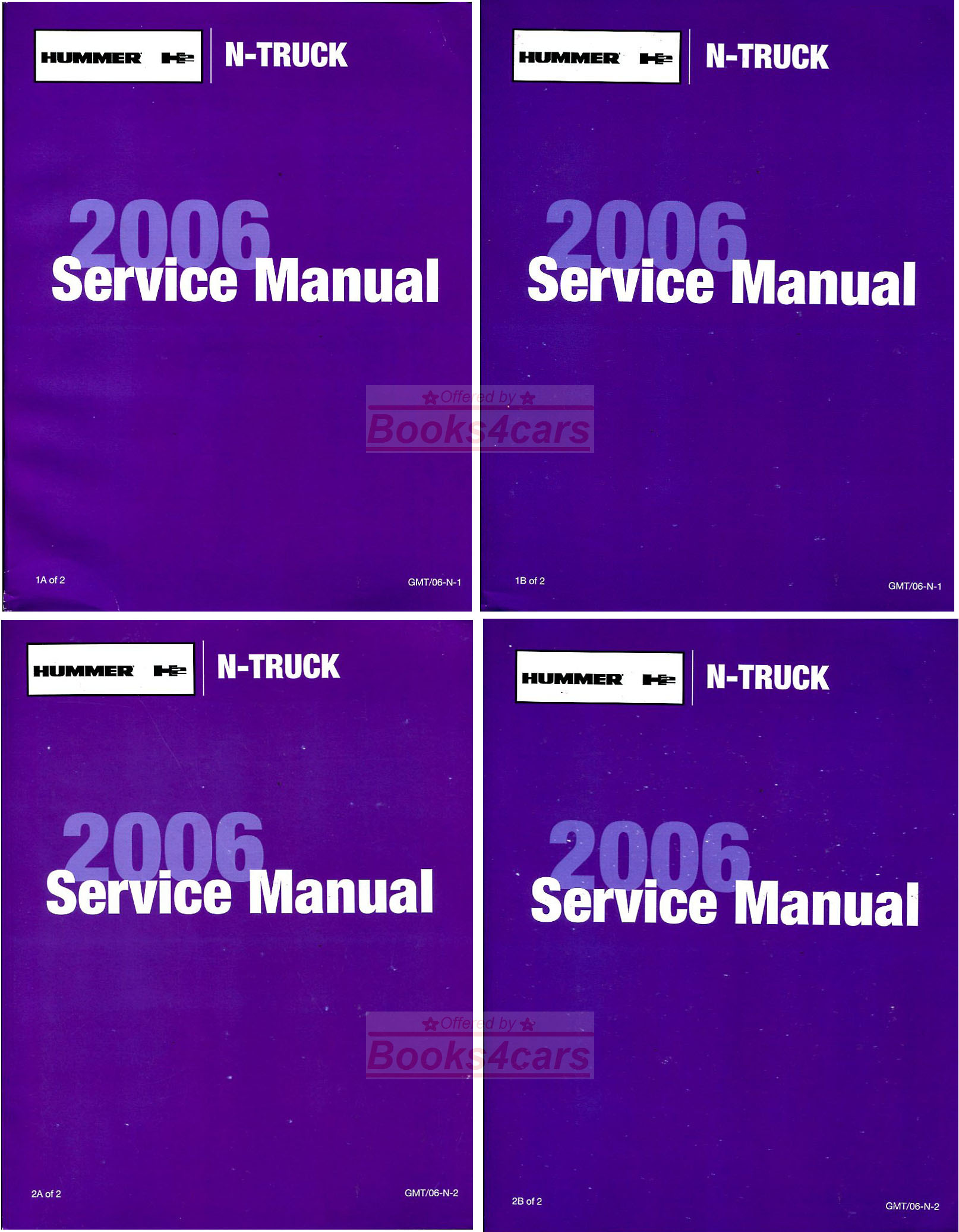 2006 H2 Shop Service Repair Manual by Hummer