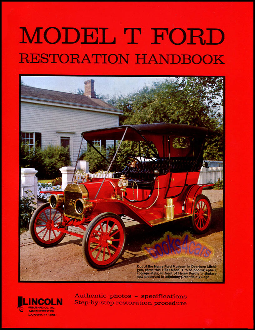 09-27 Restoration Manual Model T Ford restoration Handbook by Leslie Henry 181 pgs