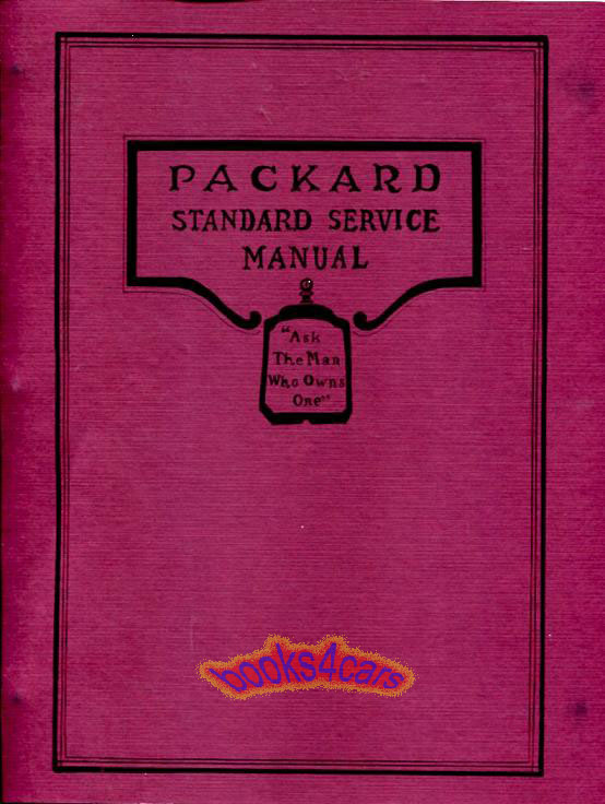 29-32 Shop Service Repair Manual 300 pages by Packard for all 8 cyl models including 626 633 640 645