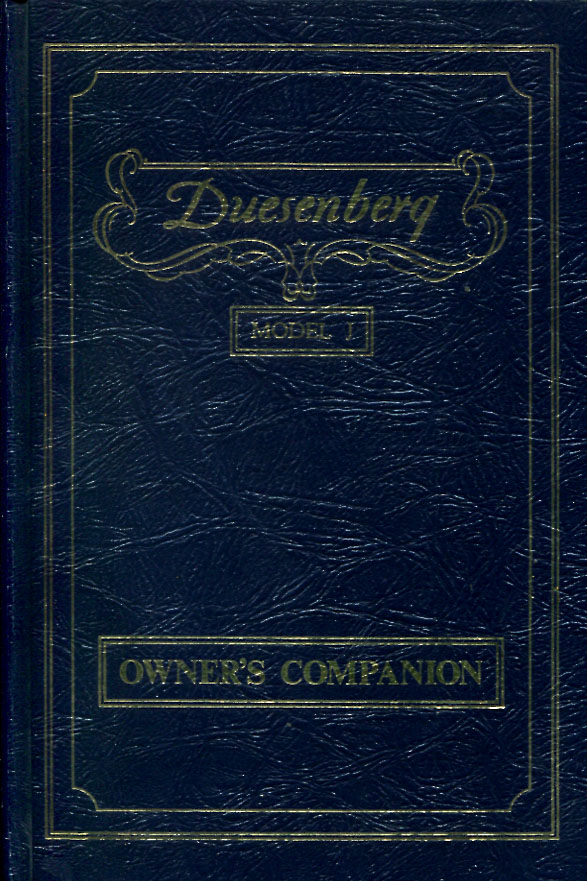 28-37 Owners Companion manual J & SJ by Duesenberg & Dan Post 198 hardbound pages includes repair & parts info and specs
