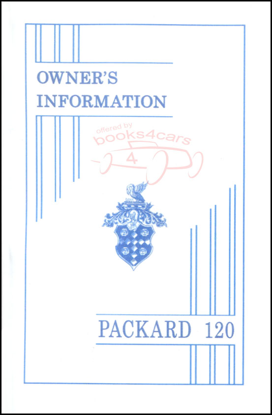 35 One-Twenty Owners manual by Packard