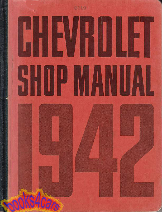 42 car & truck all models Shop Service Repair Manual by Chevrolet