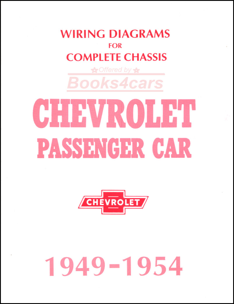 49-54 Chevy Passenger Car Wiring Diagram by Chevrolet