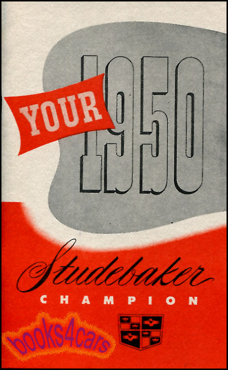 50 Champion Owners manual by Studebaker