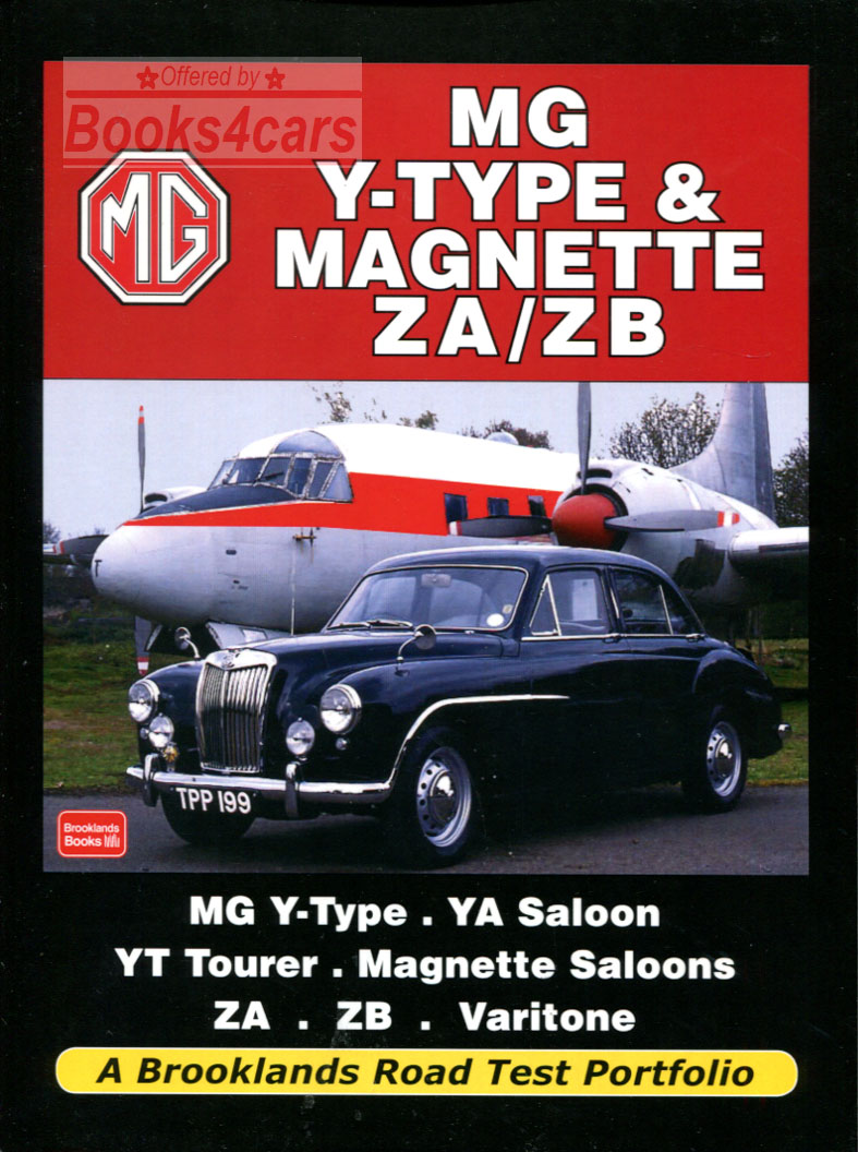 39-58 Magnette ZB ZA & Y-type portfolio of articles about MG sedans 133 pages complied by Brooklands