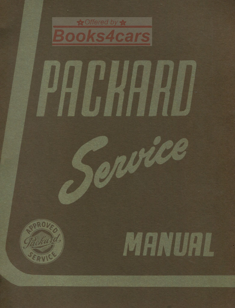 55-56 Shop service repair manual 500 pgs by Packard