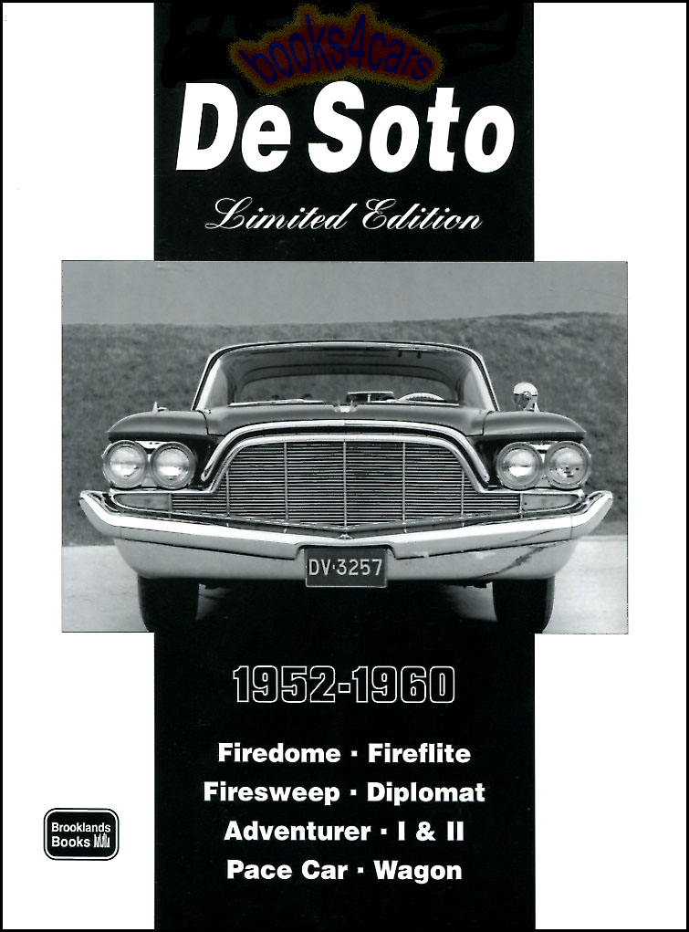 52-60 Portfolio of articles about DeSoto compiled by Brooklands, 92 pgs.