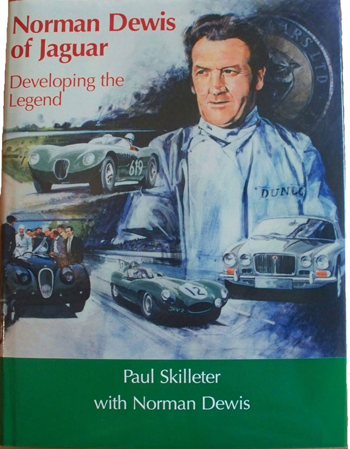 Norman Dewis of Jaguar Developing the Legend by P. Skilleter 576 pages of memories & knowledge from the inside of company & developement of XK120 XK140 XK150 C-Type D-Type XKE E-Type MkII MKVI MkVIII MKIX and more....
