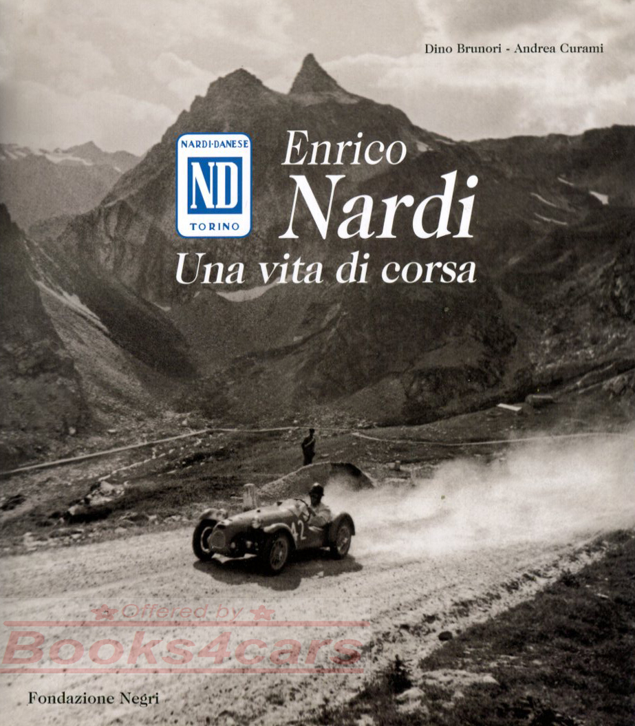 view cover of Enrico Nardi a Fast Life 198 pages by Curami & Brunori in ITALIAN Language