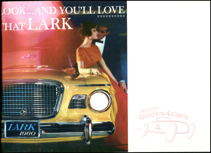 1960 Studebaker Lark sales brochure that unfolds to 18 in x 25 in