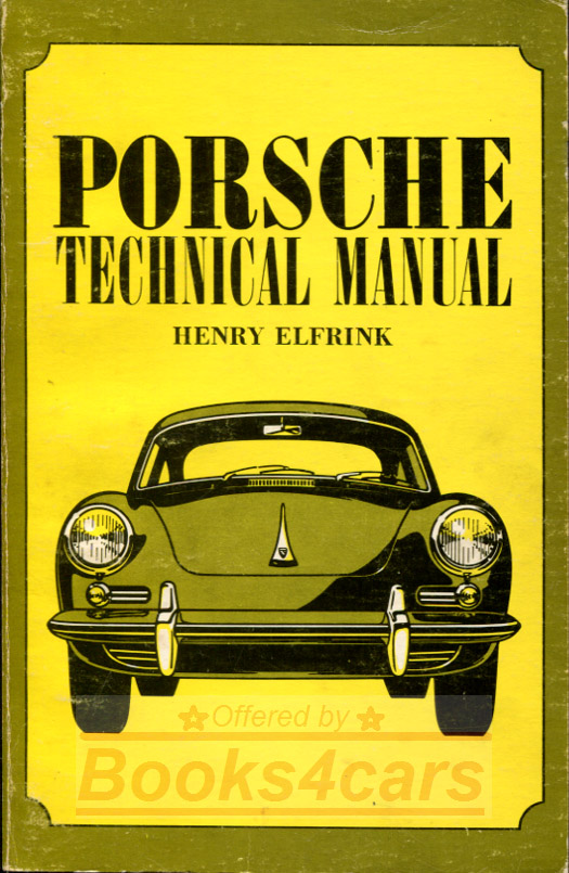 57-65 356 Shop Service Repair Manual for Porsche by Elfrink