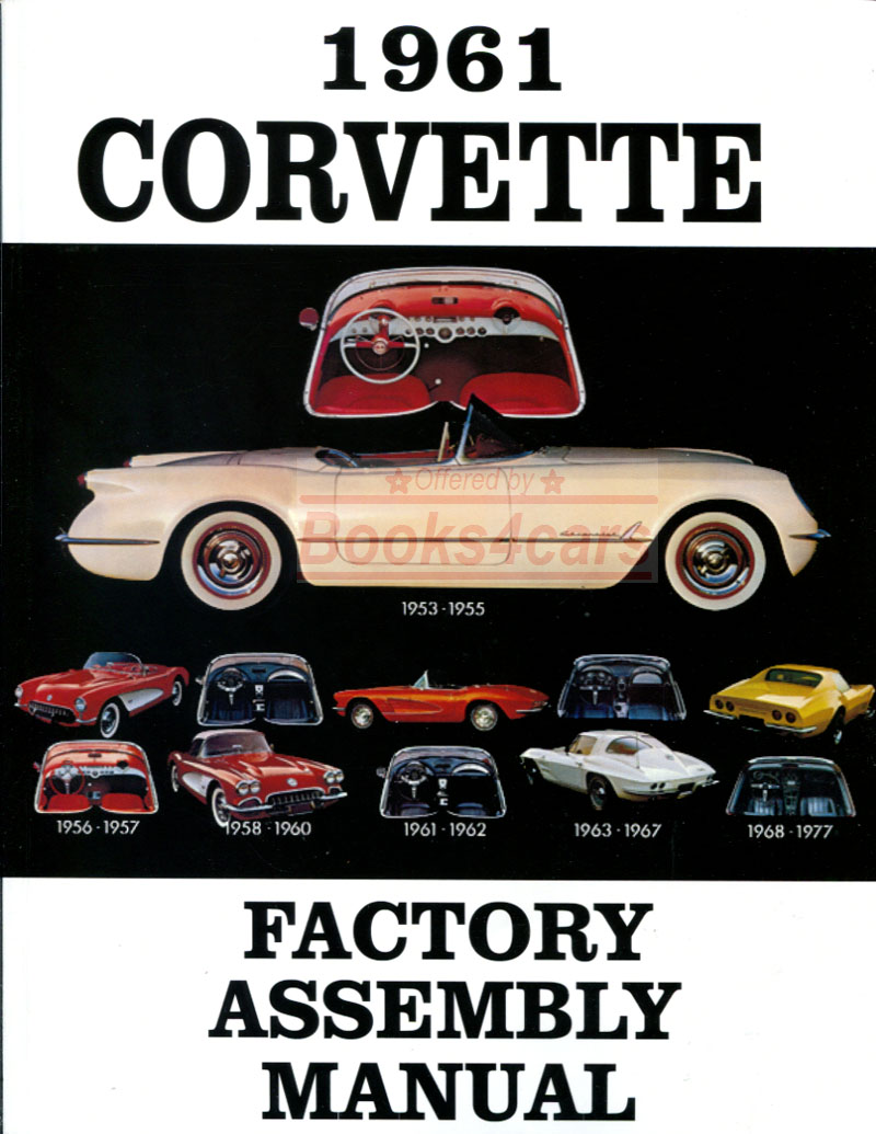 61 Assembly manual by Chevrolet for Corvette