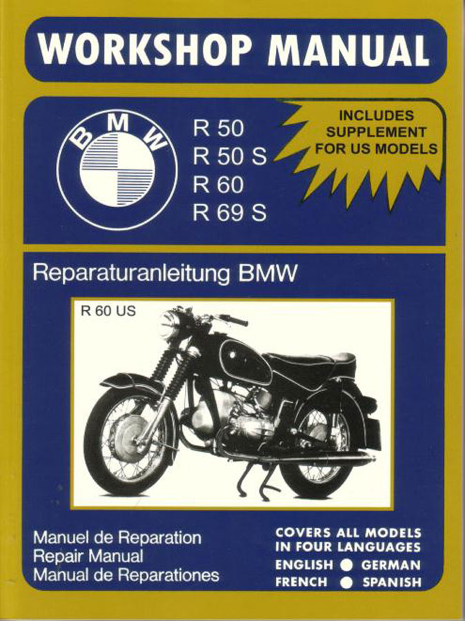BMW 600 Shop Manual 1957 1958 1959 Repair Service English French Spanish German