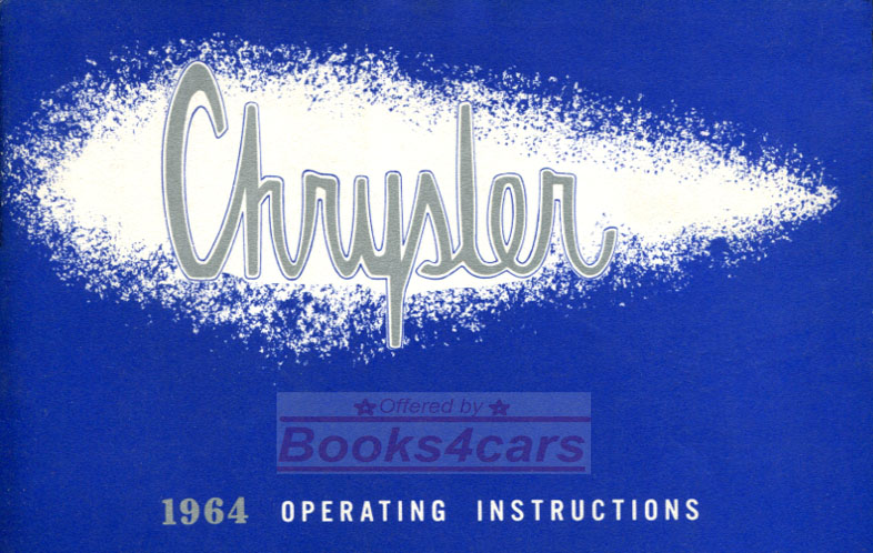 64 Owners Manual by Chrysler