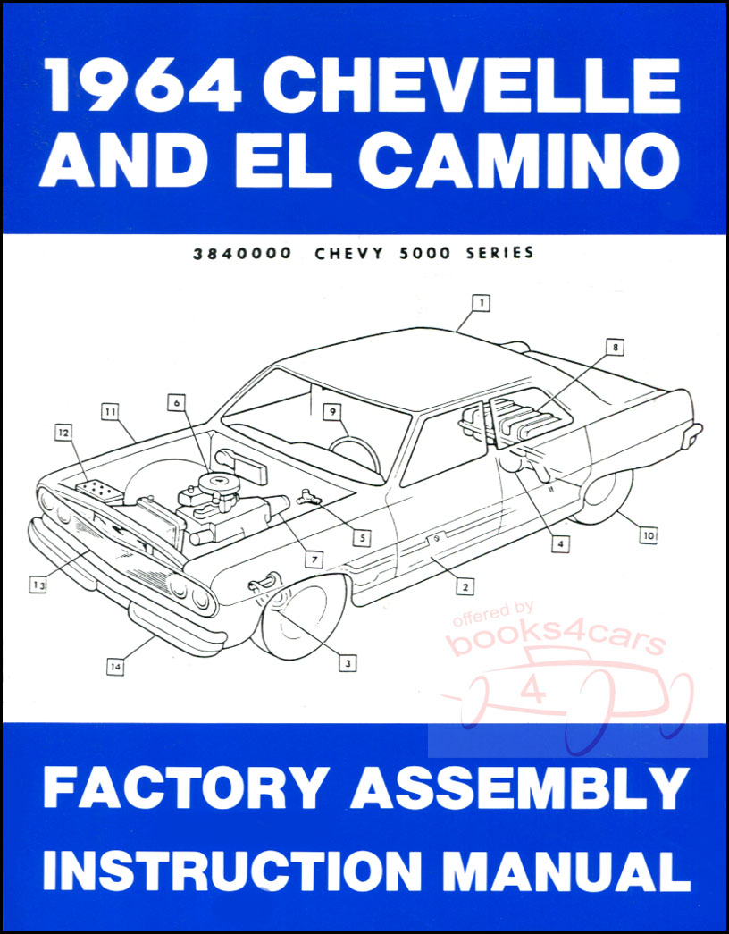 64 Chevelle & El Camino Assembly manual by Chevrolet