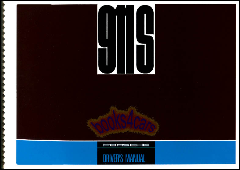 65-67 911S Owners Manual by Porsche 911