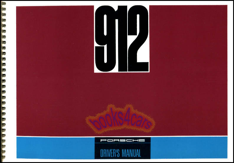65-67 912 Owners manual by Porsche
