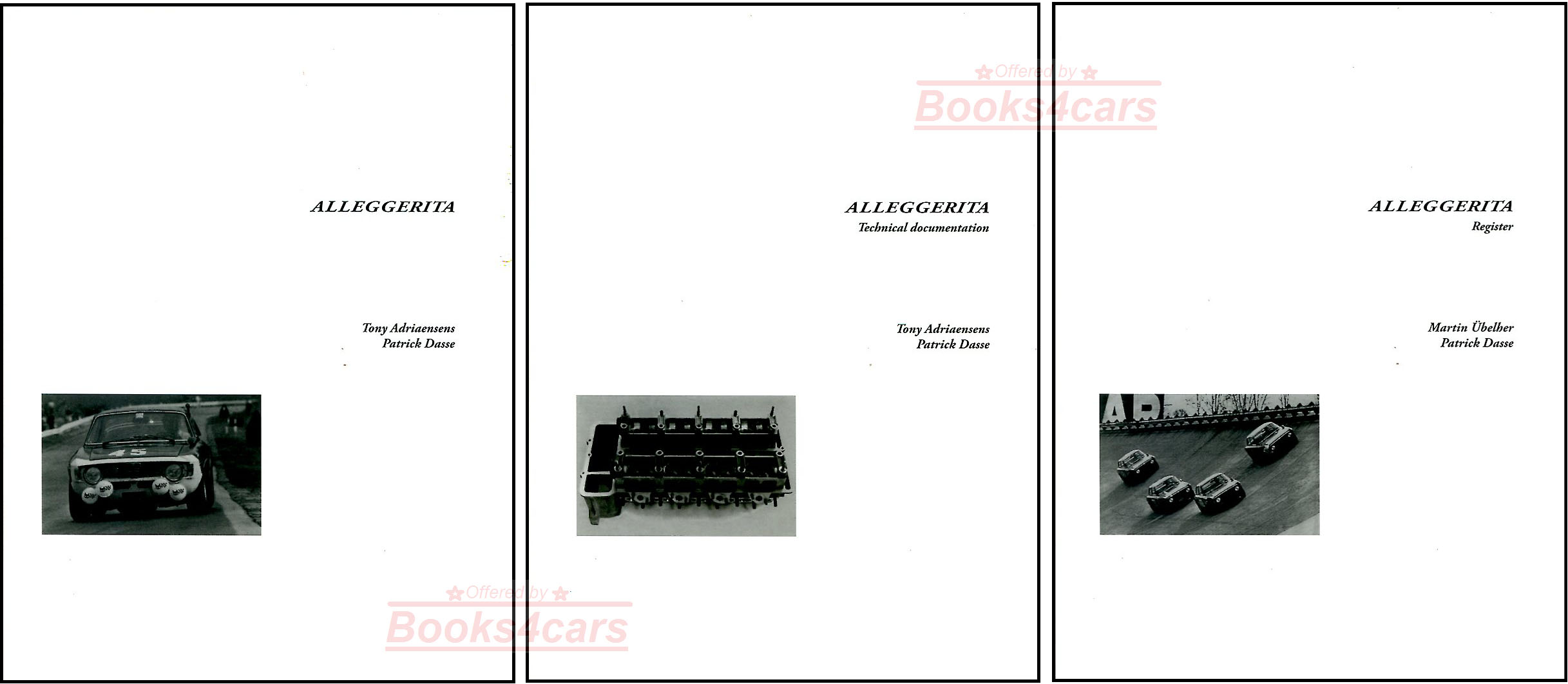 Alleggerita on Alfa Romeo GTA revised edition 3-volume set 1,456 pages