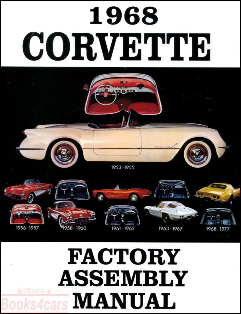 68 Assembly Manual for Corvette by Chevrolet