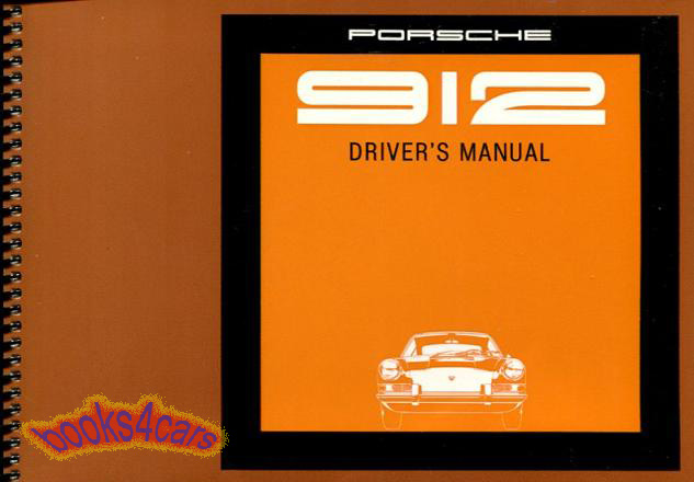 68-69 912 Owners manual by Porsche