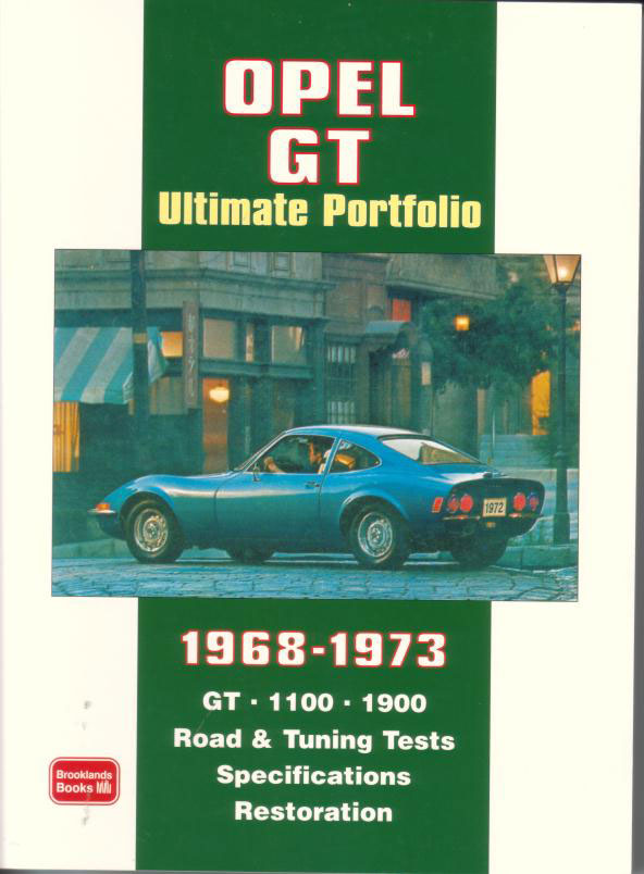 68-73 Opel GT Ultimate Portfolio 200 pages enhanced quality printing about the GT with 260 photos in 200 pages