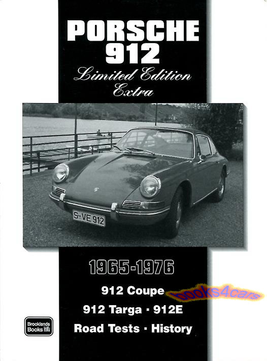 65-76 Porsche 912 Limited Edition Extra Portfolio of articles on the porsche four cylinder 912