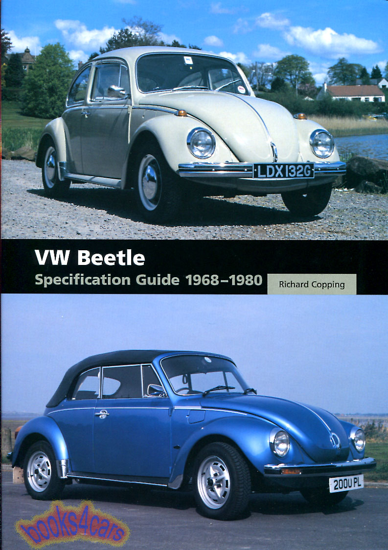 68-80 VW Beetle Specification Guide by R Copping 128 hard cover