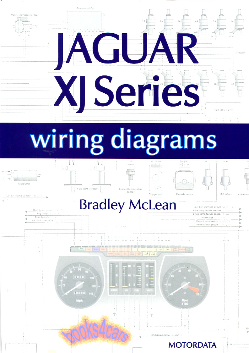 68-89 Jaguar XJS XJ6 XJ12 Electrical Wiring Diagrams highly detailed by McLean 92 pages covering all XJS from 75-89 and all XJ6 & XJ12 from 68-78