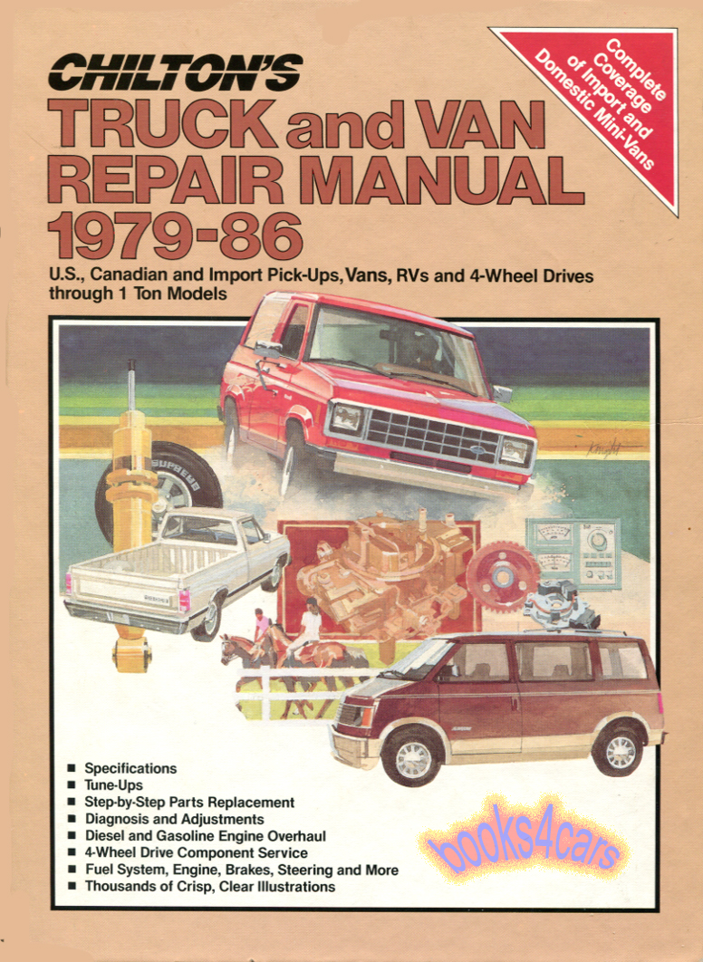 79-86 Chilton's Domestic and imported Truck & Van Repair Manual