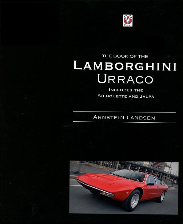 70-79 Lamborghini Urraco by A. Landsem 208 page hardcover history detailing the models history including chapters on purchasing tips for buyers, details of its design history, production history, and its inspiration of the Silhouette and Jalpa
