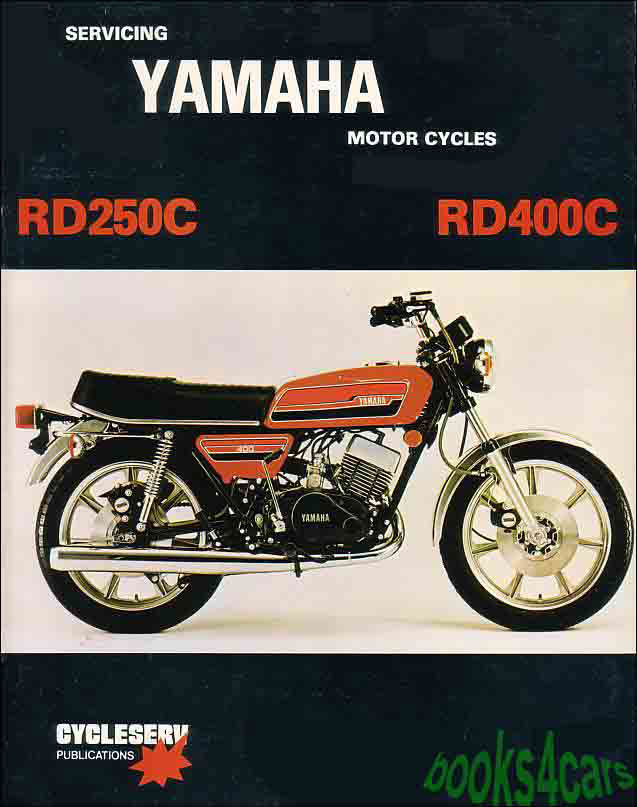 73-78 RD250C & RD400C Twins Shop Service Repair Manual for Yamaha RD 250 C & RD 400 C, 120 pages