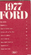 77 Ford Owners Manual for full size cars by Ford including LTD, Galaxie, & Country Squire