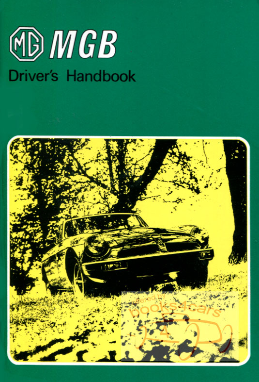 79-80 Owners Manual US, 88 pgs. MGB by MG