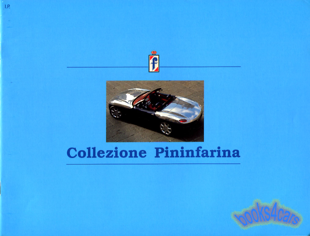 view cover of Collezione Pininfarina 48 pages