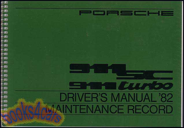 82 911 SC & Turbo Service Infomation Manual  by Porsche 18 pgs