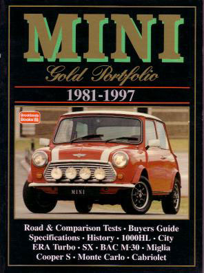 81-97 Mini Gold Portfolio, 172 pages of articles compiled by Brooklands