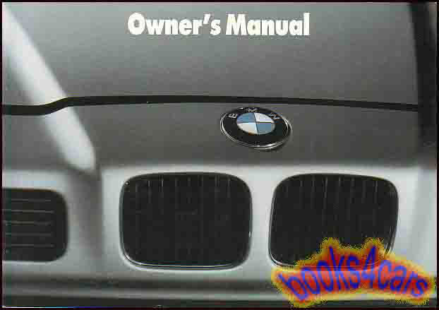 90-93 850i & 850ci Owners Manual by BMW