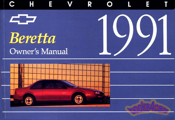91 Beretta owners manual folio, new, sealed in plastic