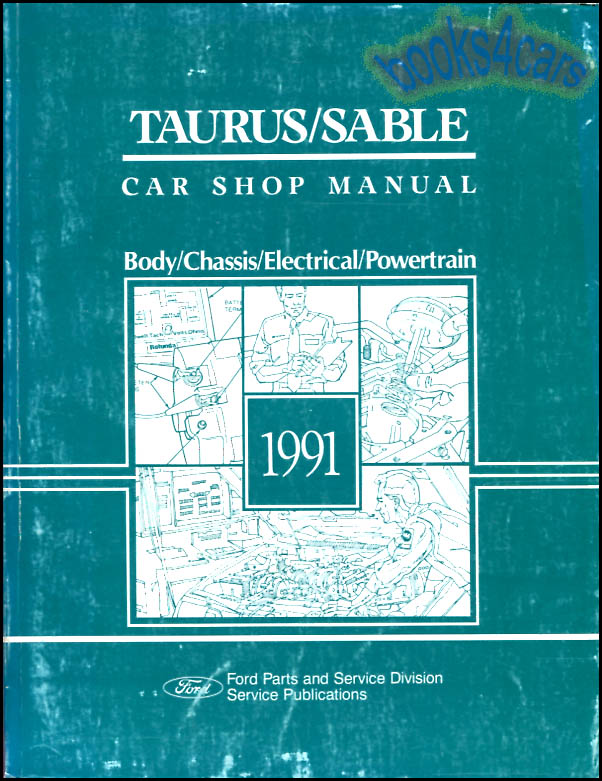 91 Taurus Sable shop service repair manual by Ford & Mercury