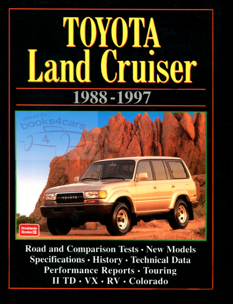 88-97 Toyota Land Cruiser 100 pg book of articles 4x4 portfolio compiled by Brooklands